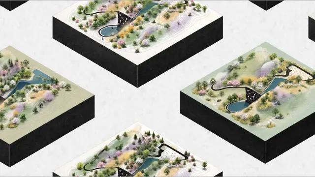 Axonometric studies of urban spaces reconfigured for new public and residential uses.
